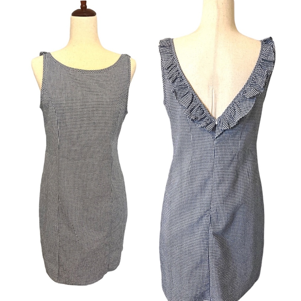 Adorable summer gingham dress size M